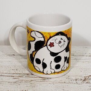 SEI  Colorful Cat Mug 4" tall